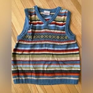 HANNA ANDERSSON STORYTELLER SWEATER VEST 120 6 Fair Isle